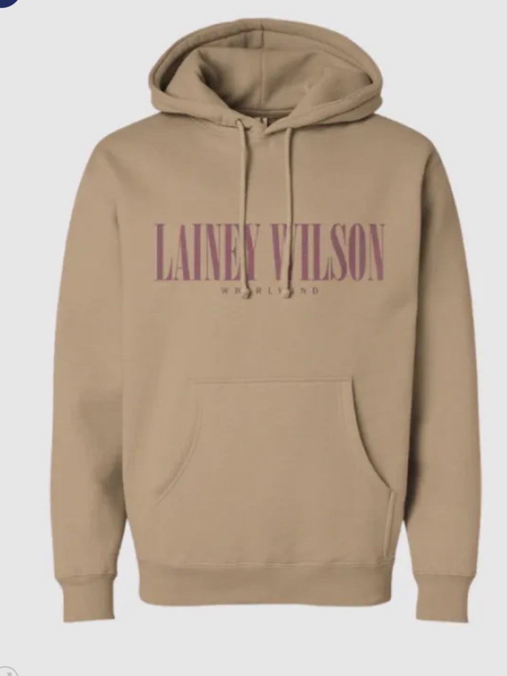 Lainey Wilson Whirlwind Bell Bottom Country Tan Hoodie Large - Picture 2 of 16